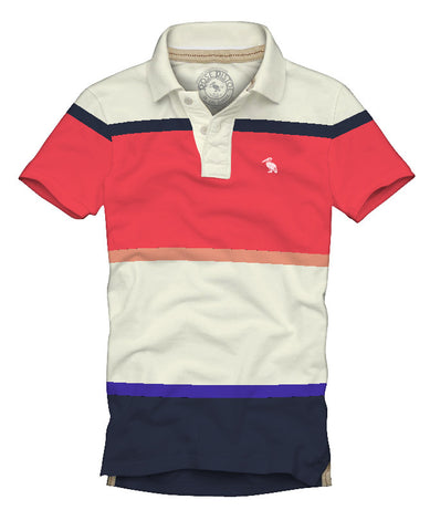 Geary Bold Striped Polo